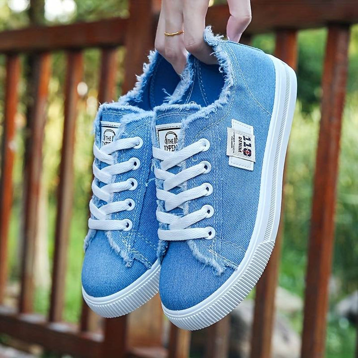 Oshenya - Scarpe Casual a Punta Arrotondata Con Suola Piatta
