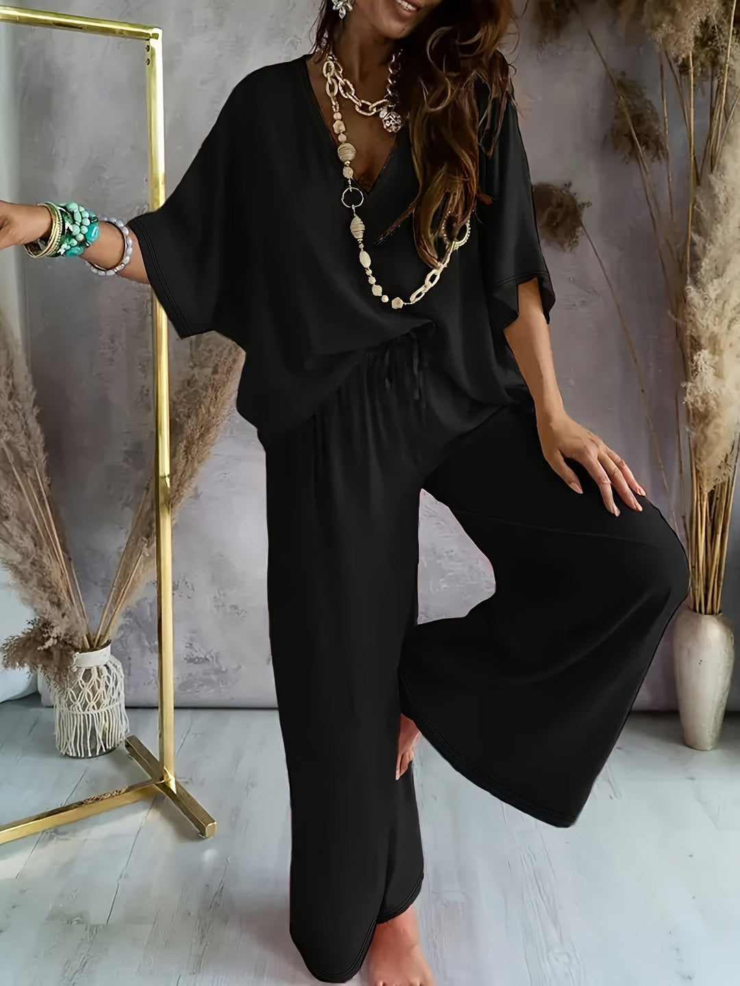 Essime - Set Elegante Con Scollo a V