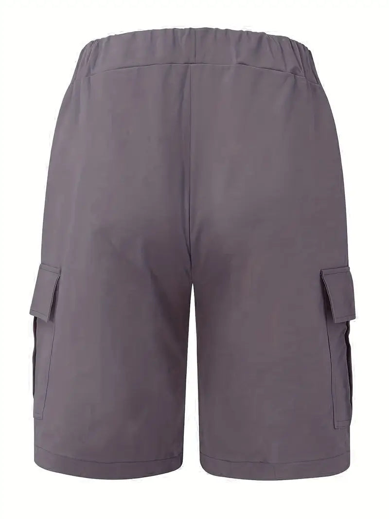 Jelte - Pantaloncini Cargo Casual Non Elasticizzati Con Coulisse