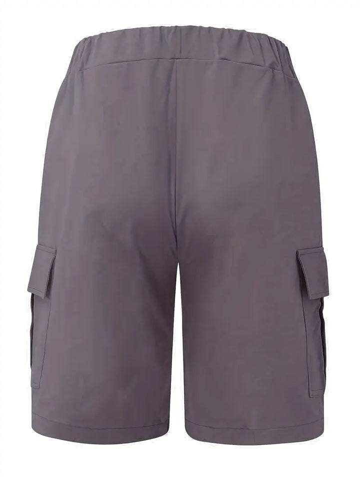 Jelte - Pantaloncini Cargo Casual Non Elasticizzati Con Coulisse