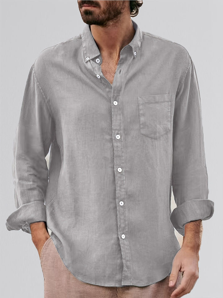 Deshawn - Camicia Classica Arrotolata