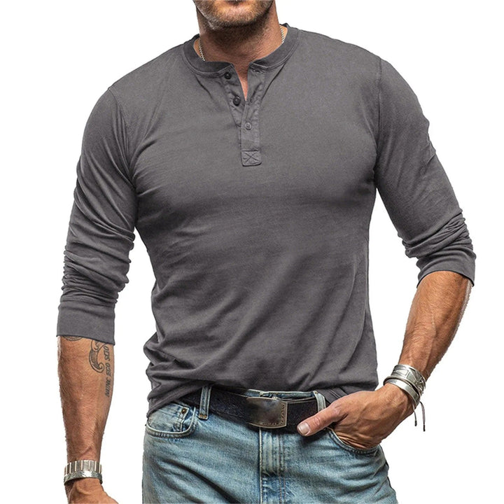 Lambert - Camicia Vintage a Maniche Lunghe