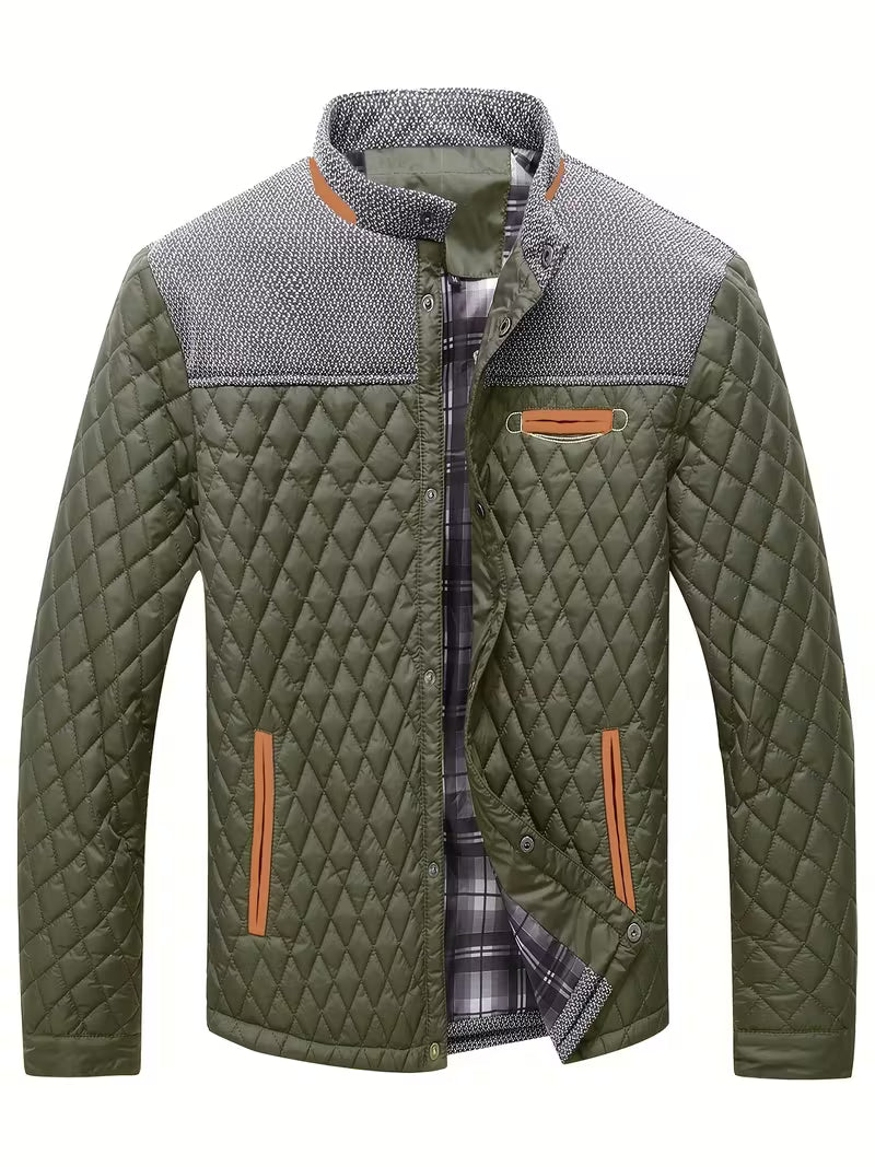 Stetson - Piumino Con Patchwork a Rombi