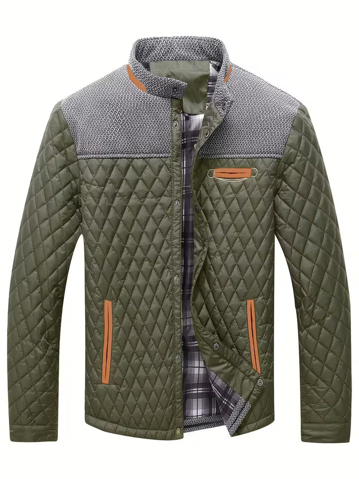 Stetson - Piumino Con Patchwork a Rombi