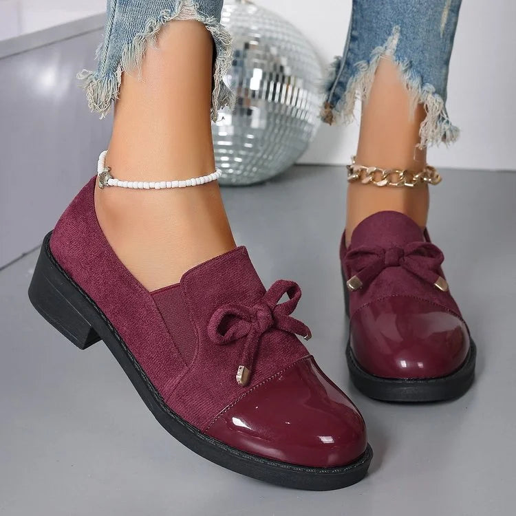 Azahra - Eleganti Mocassini Slip-On Con Fiocco