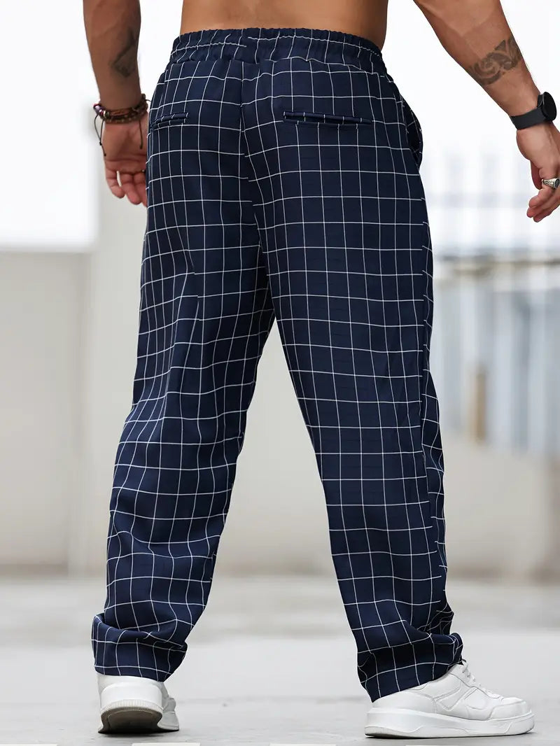 Rodolfo - Traspirante Plaid Stampa Pantaloni