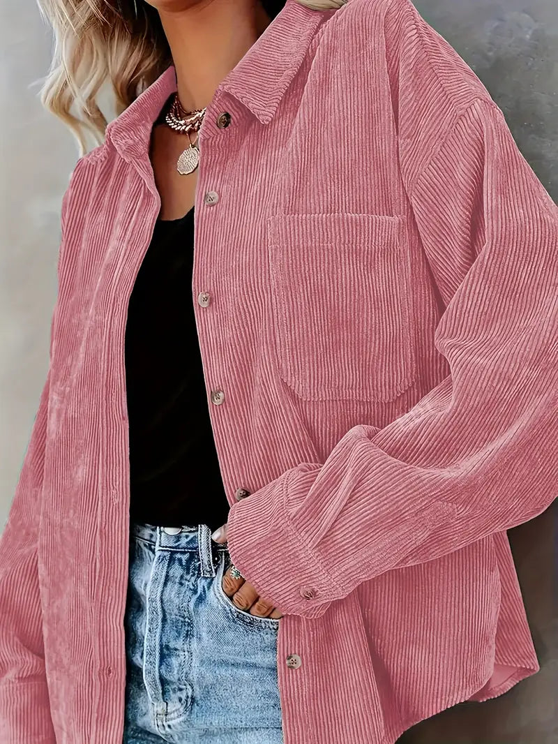Irmela - Camicia a Maniche Lunghe Con Bottoni