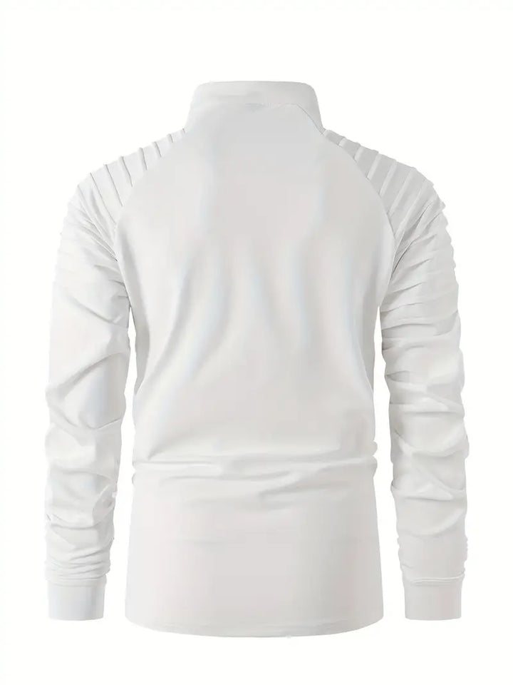 Linwood  - Polo a Maniche Lunghe Con Cerniera