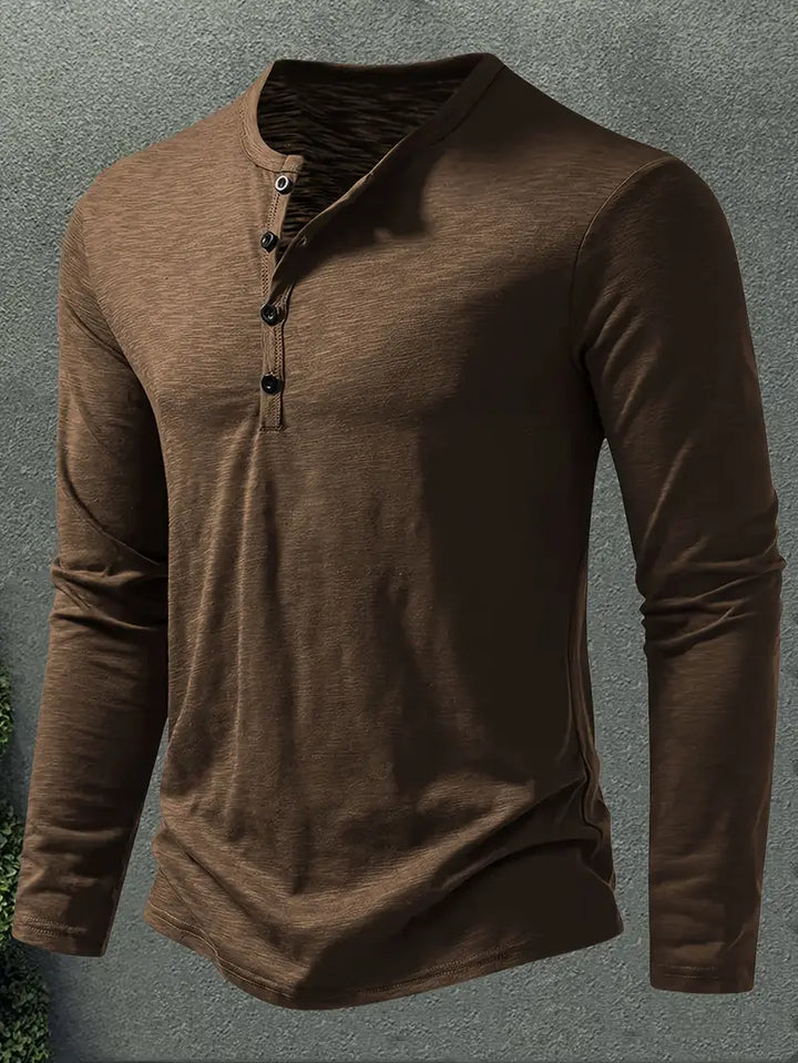 Zekeriya - Camicia a Maniche Lunghe con Bottoni