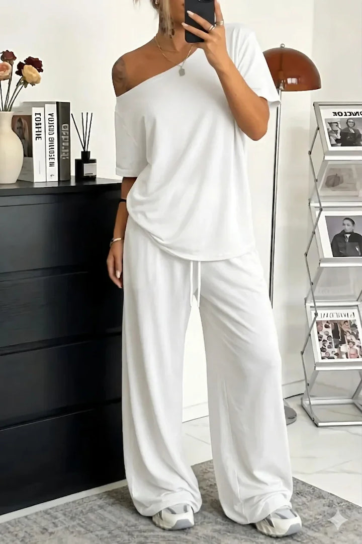 Khairina - Set a Due Pezzi Con Spalle Scoperte