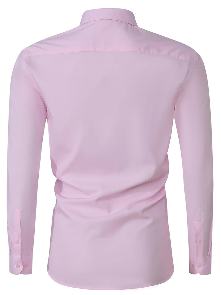 Byron - Elegante Camicia a Maniche Lunghe Con Bottoni