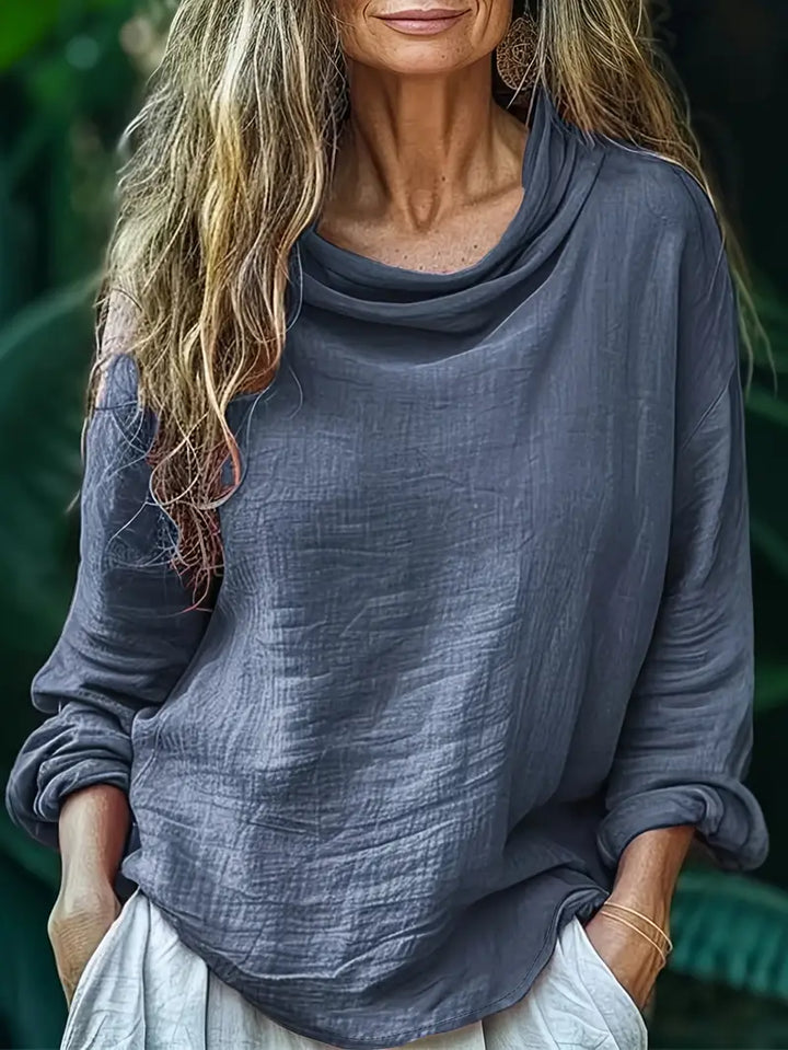 Hellen - Elegante Camicetta a Maniche Lunghe