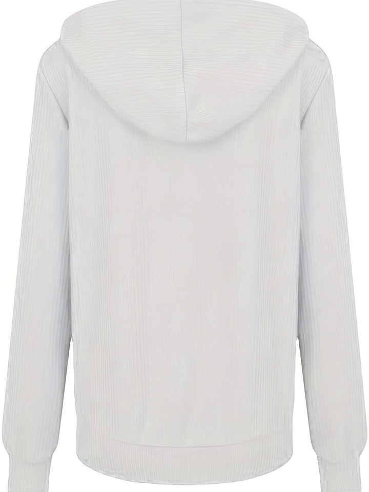 Nysa - Felpa Con Cappuccio e Maniche Lunghe Casual