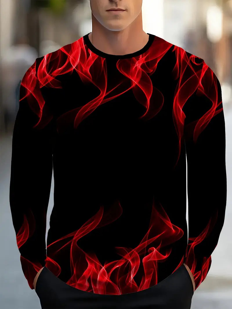 Bartlett - Camicia Casual a Maniche Lunghe Con Collo Rotondo