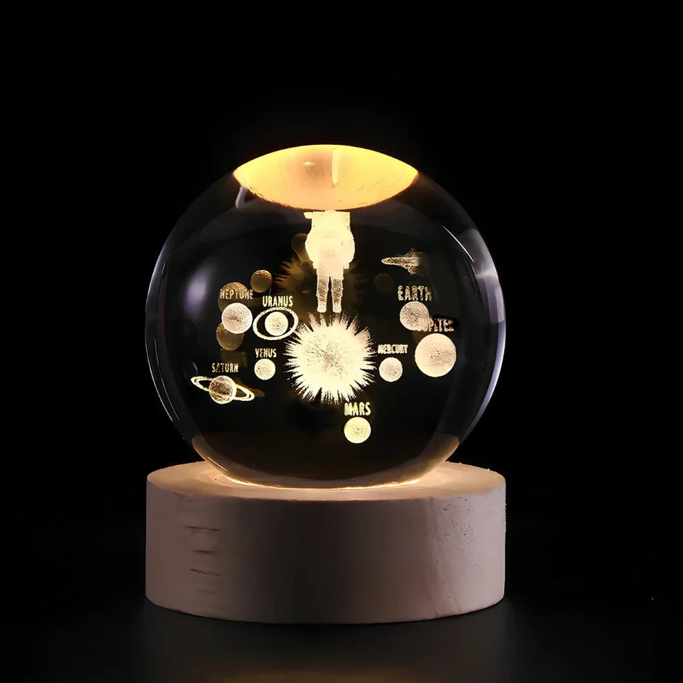 Glow Sphere – Lampada A Sfera Di Cristallo Luminosa