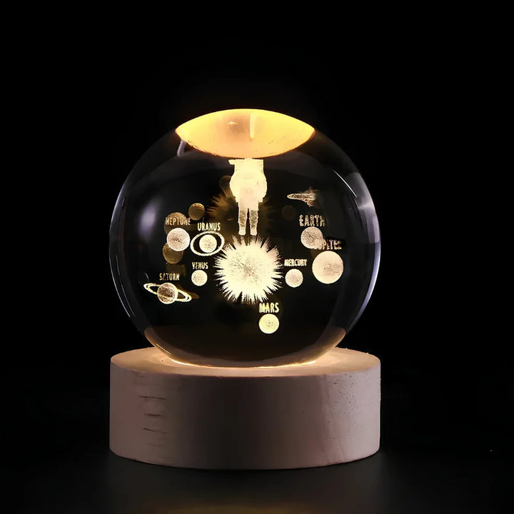 Glow Sphere – Lampada A Sfera Di Cristallo Luminosa