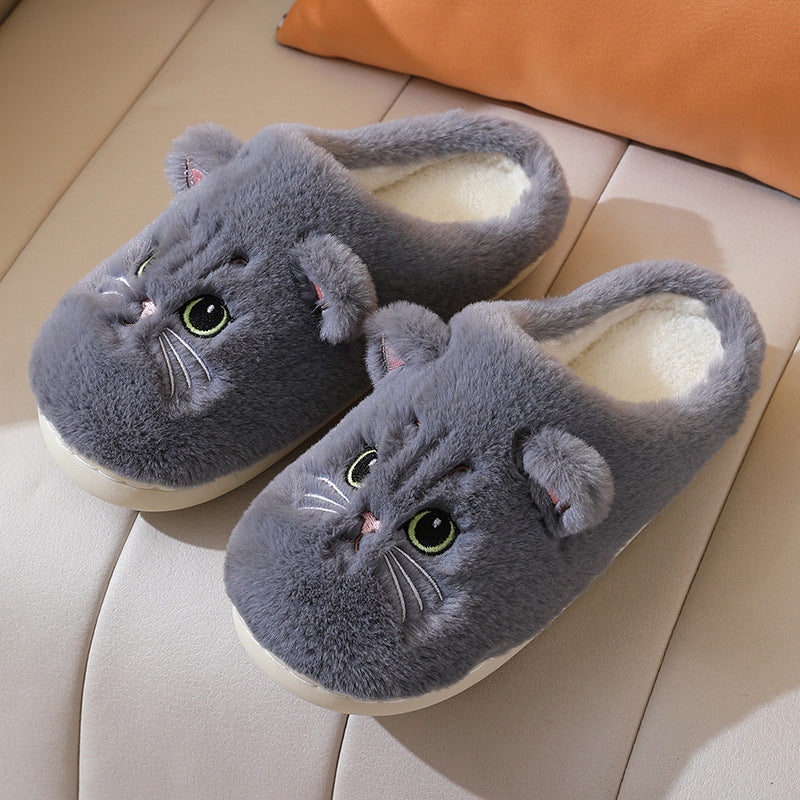Pheline - Pantofole Con Grazioso Motivo a Gatto