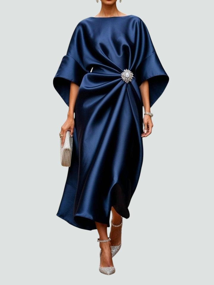 Zoey - Elegante Abito Lungo Raso