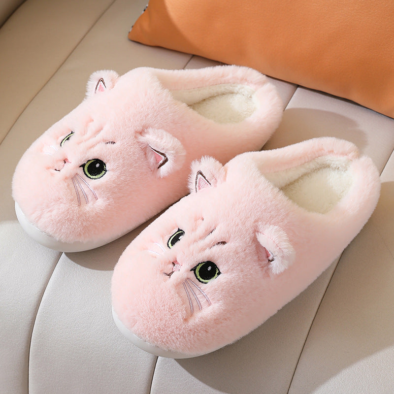 Pheline - Pantofole Con Grazioso Motivo a Gatto