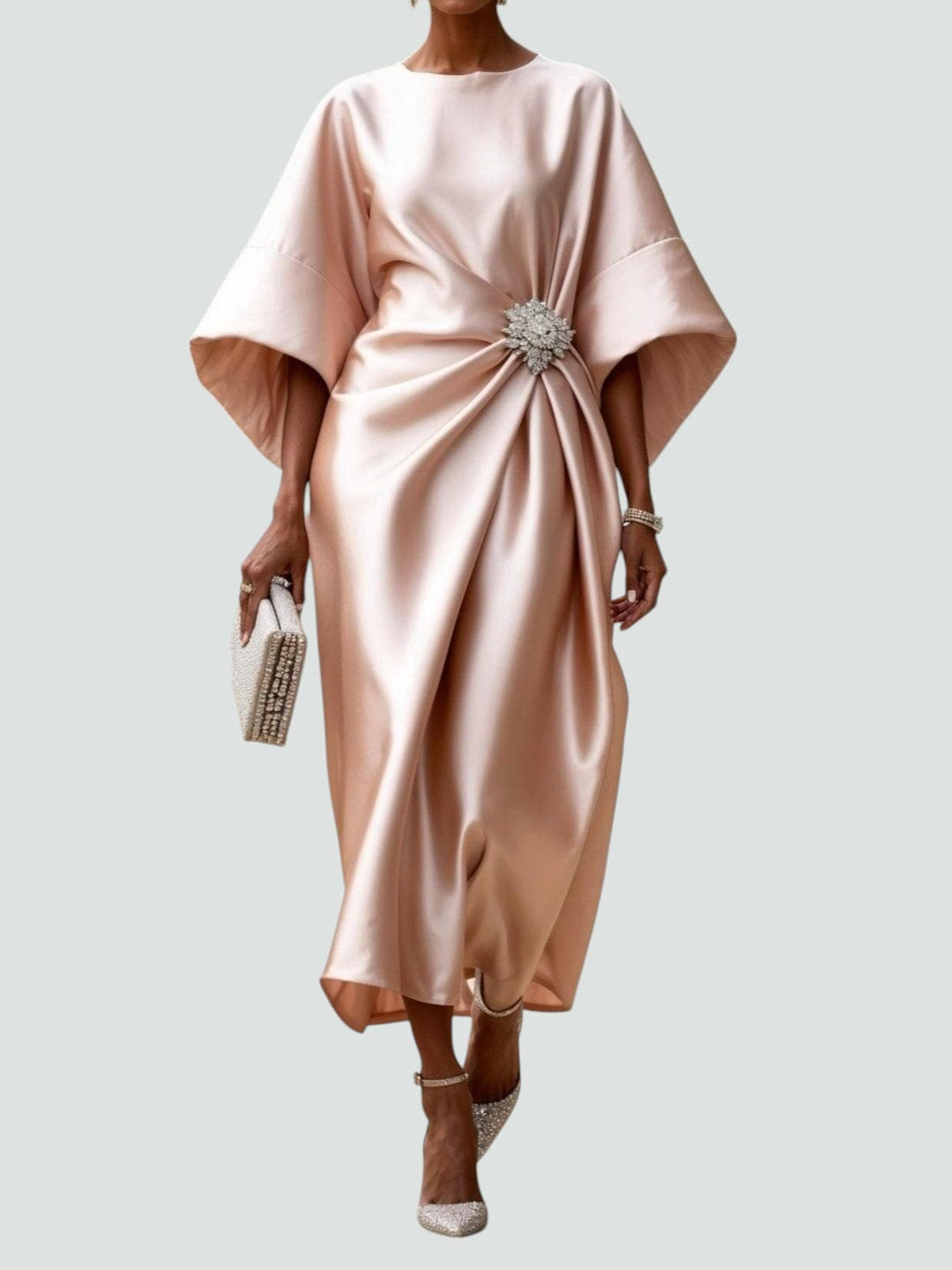 Zoey - Elegante Abito Lungo Raso