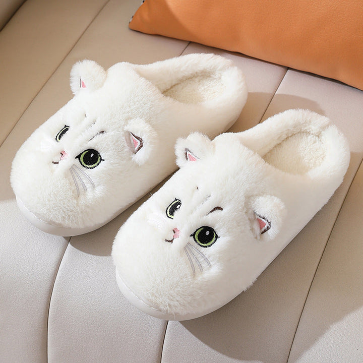 Pheline - Pantofole Con Grazioso Motivo a Gatto