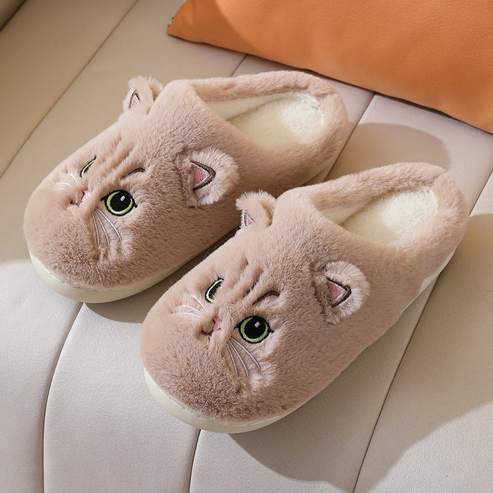 Pheline - Pantofole Con Grazioso Motivo a Gatto