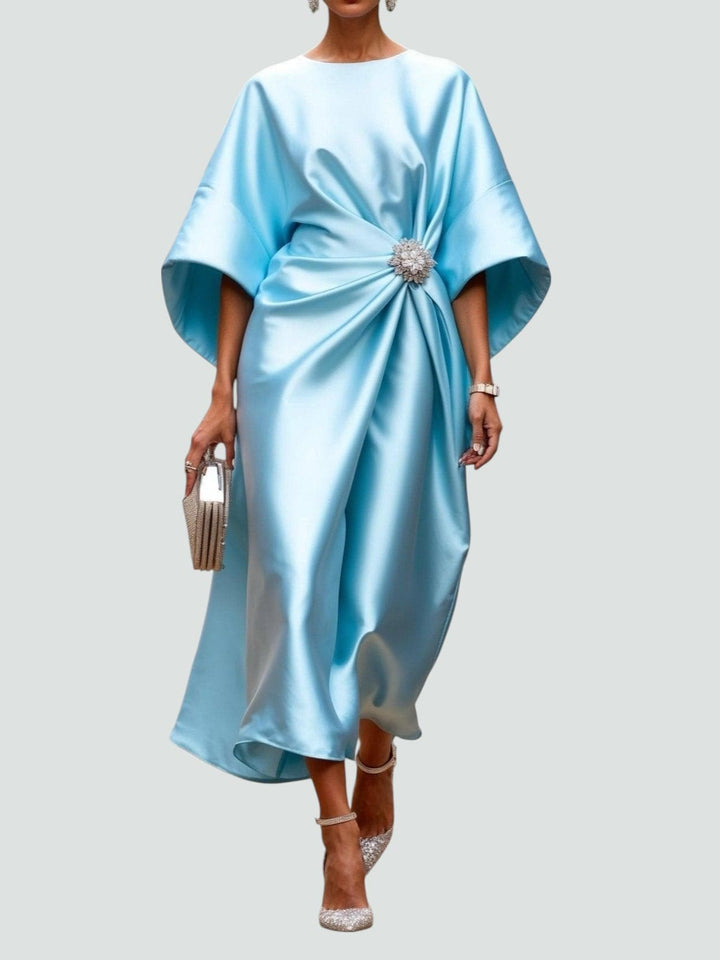 Zoey - Elegante Abito Lungo Raso