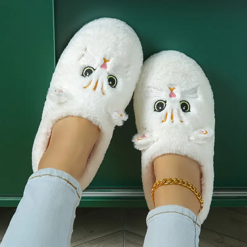 Pheline - Pantofole Con Grazioso Motivo a Gatto