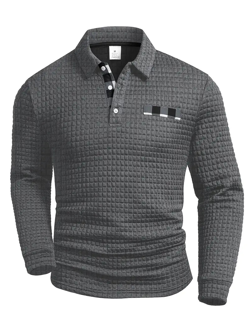 Hughes - Camicia Casual In Maglia Spessa Con Bottoni