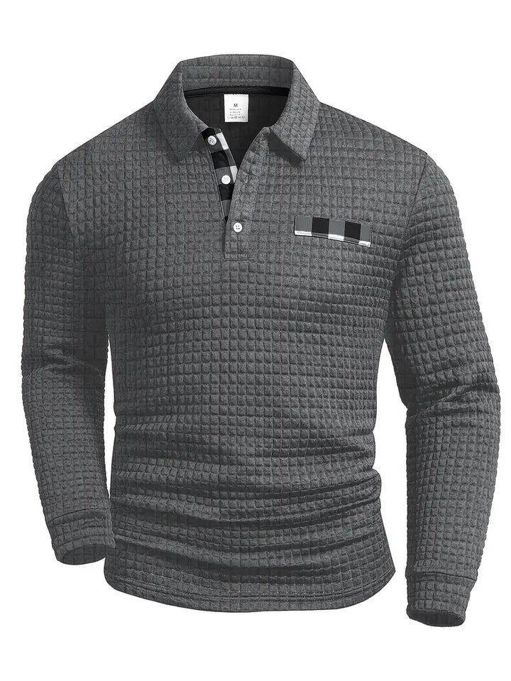 Hughes - Camicia Casual In Maglia Spessa Con Bottoni