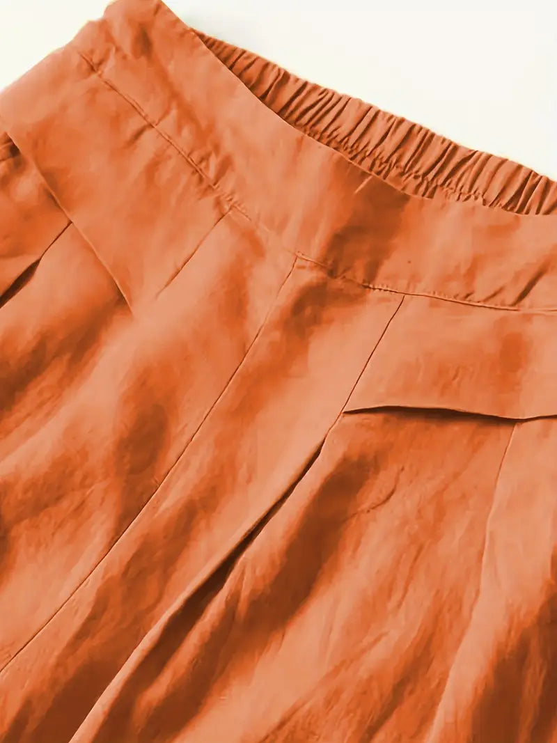 Anina - Pantaloni Larghi In Lino