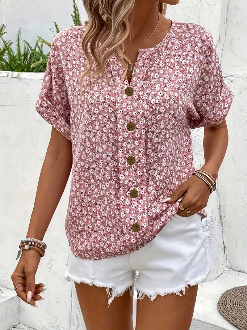 Lillie - Top Estivo Con Bottoni