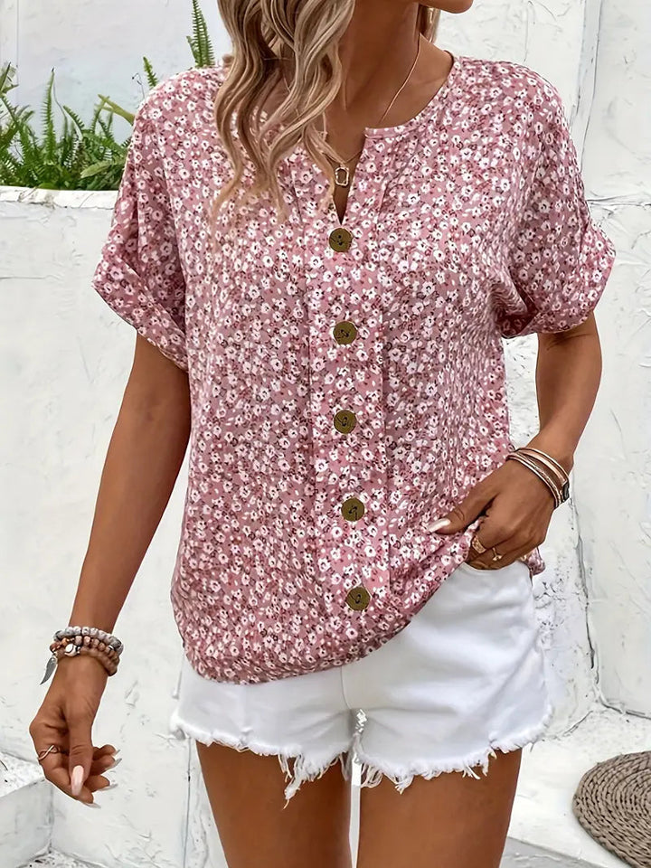 Lillie - Top Estivo Con Bottoni