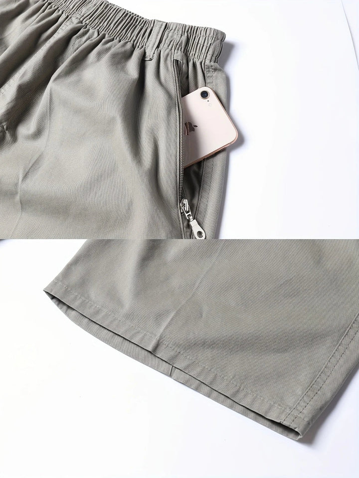 Fedde - Pantaloncini Cargo Leggeri Con Tasca