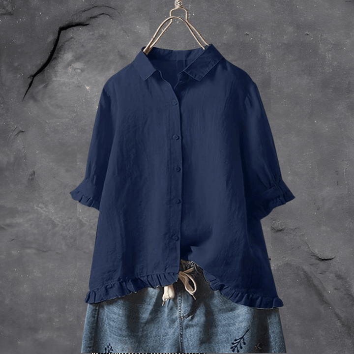 Sonika - Camicetta Oversize Con Bottoni