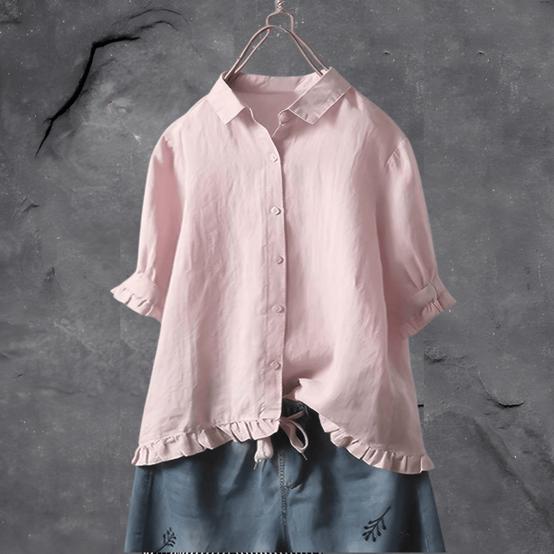 Sonika - Camicetta Oversize Con Bottoni