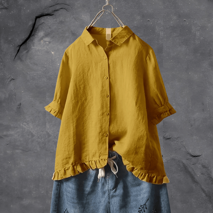 Sonika - Camicetta Oversize Con Bottoni