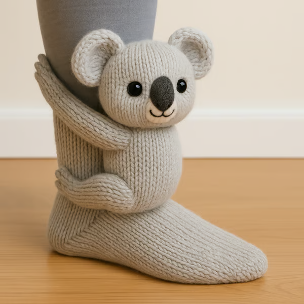 CuteStep - Calzini Con Animali Lavorati a Maglia