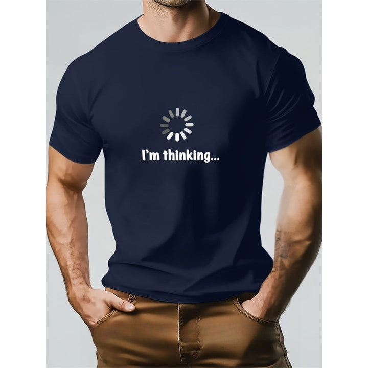 Think – Maglietta in Cotone e Stampa