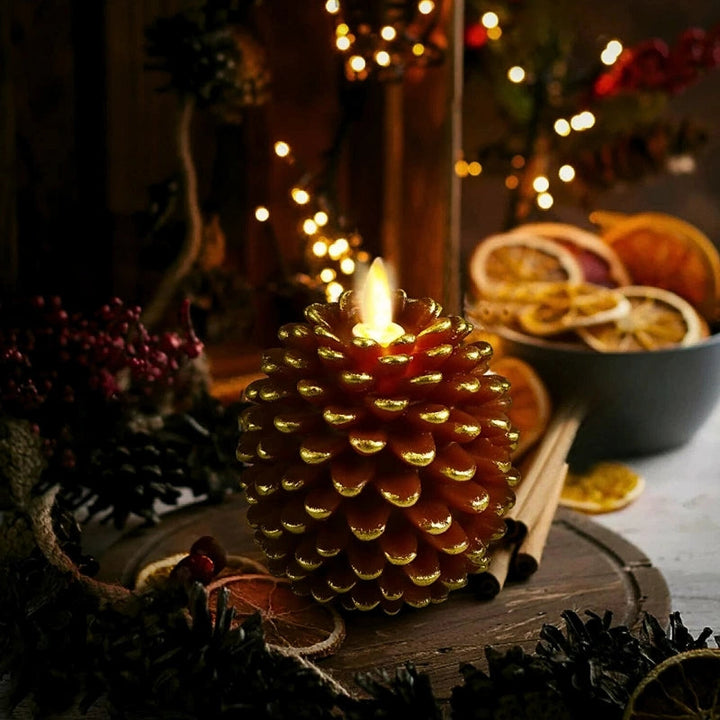 ForestFlame - Candela Senza Fiamma Mood Pine Cone