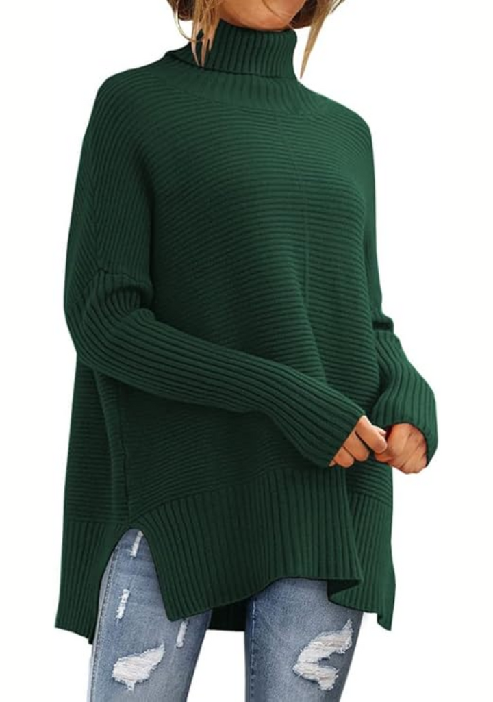Ambra - Maglione A Collo Alto Lavorato A Maglia