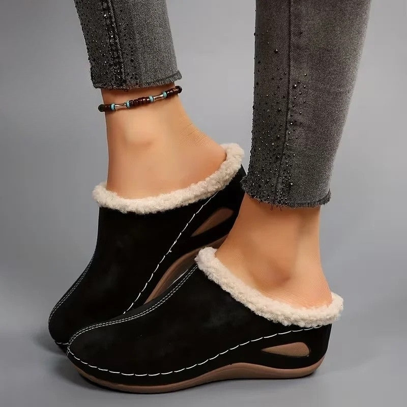 Lirona - Comodi Mocassini Slip-on Con Fodera in Pile