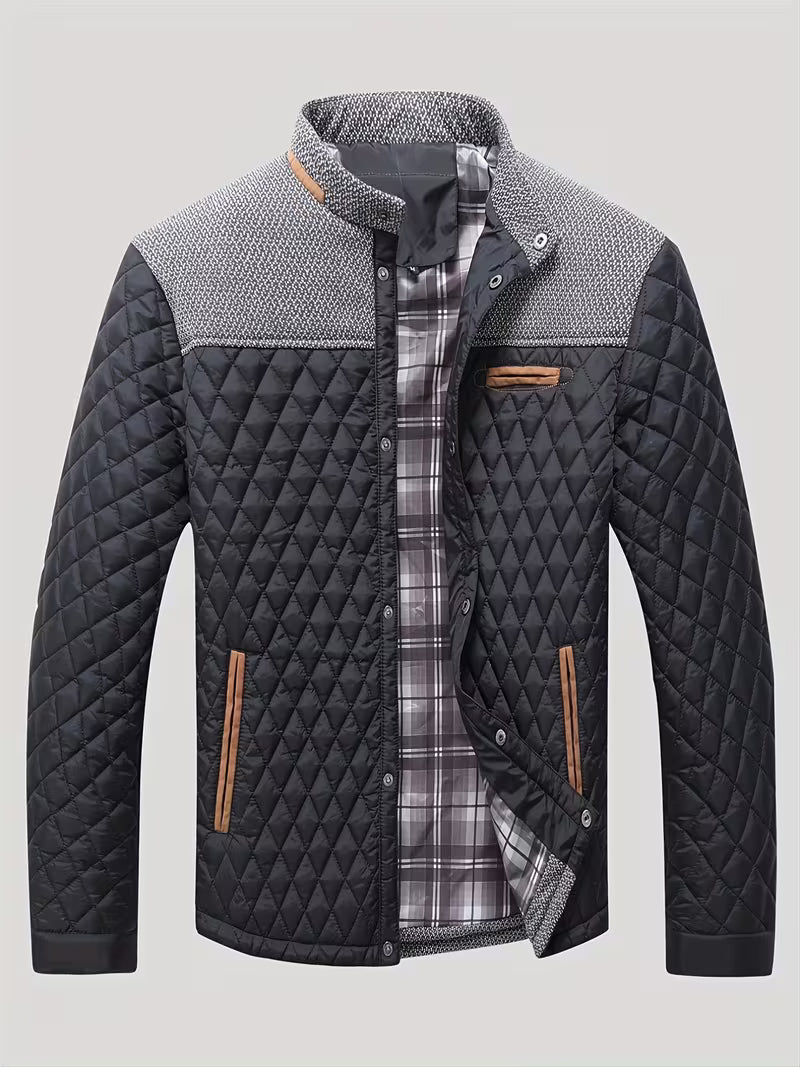 Stetson - Piumino Con Patchwork a Rombi