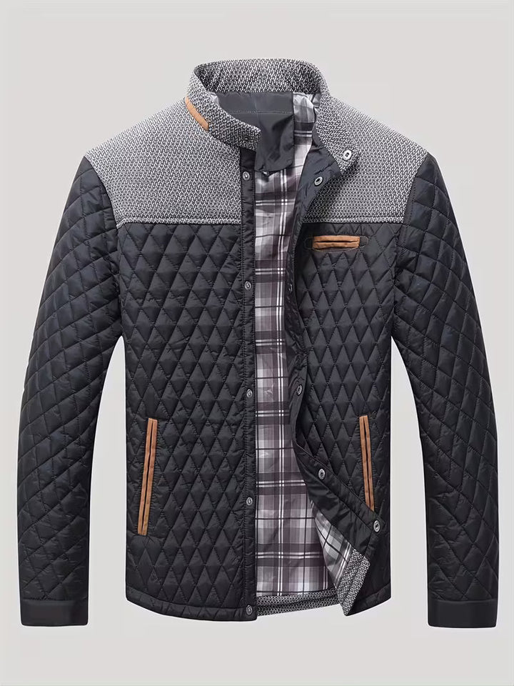 Stetson - Piumino Con Patchwork a Rombi
