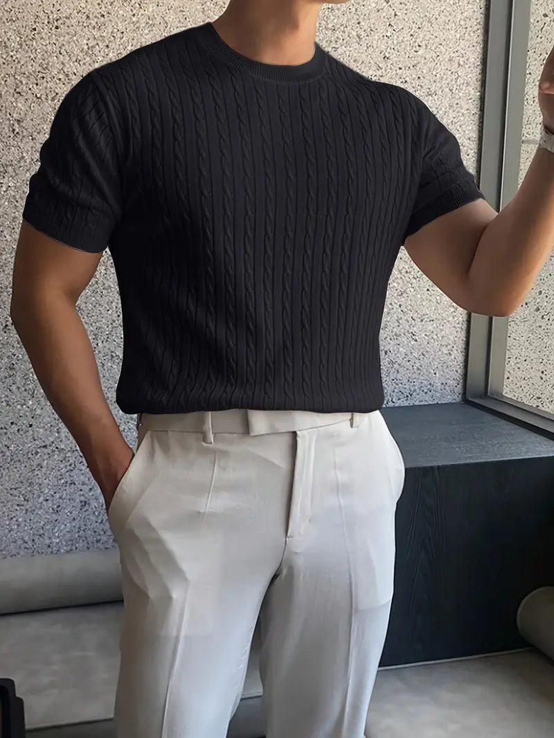 Kiril - Elegante Maglione Lavorato A Maglia