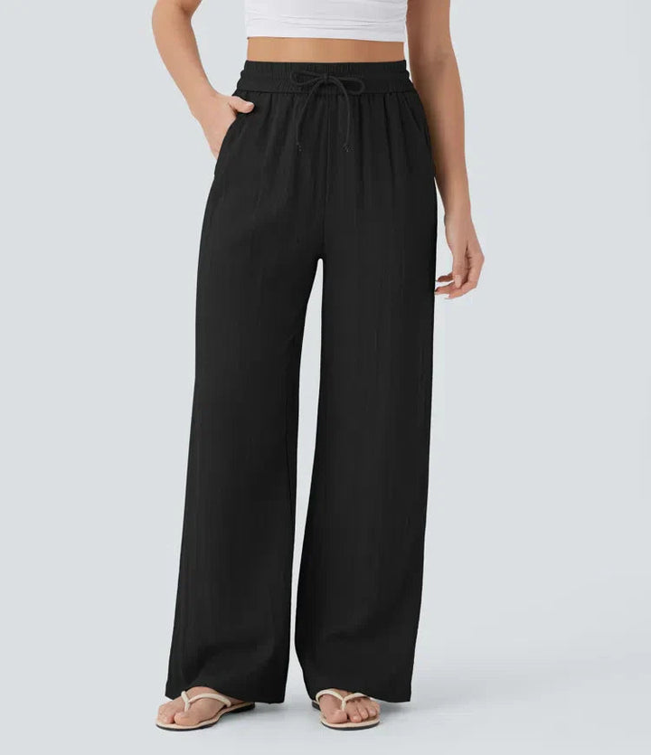 Zafeiria - Pantaloni Di Lino Eleganti