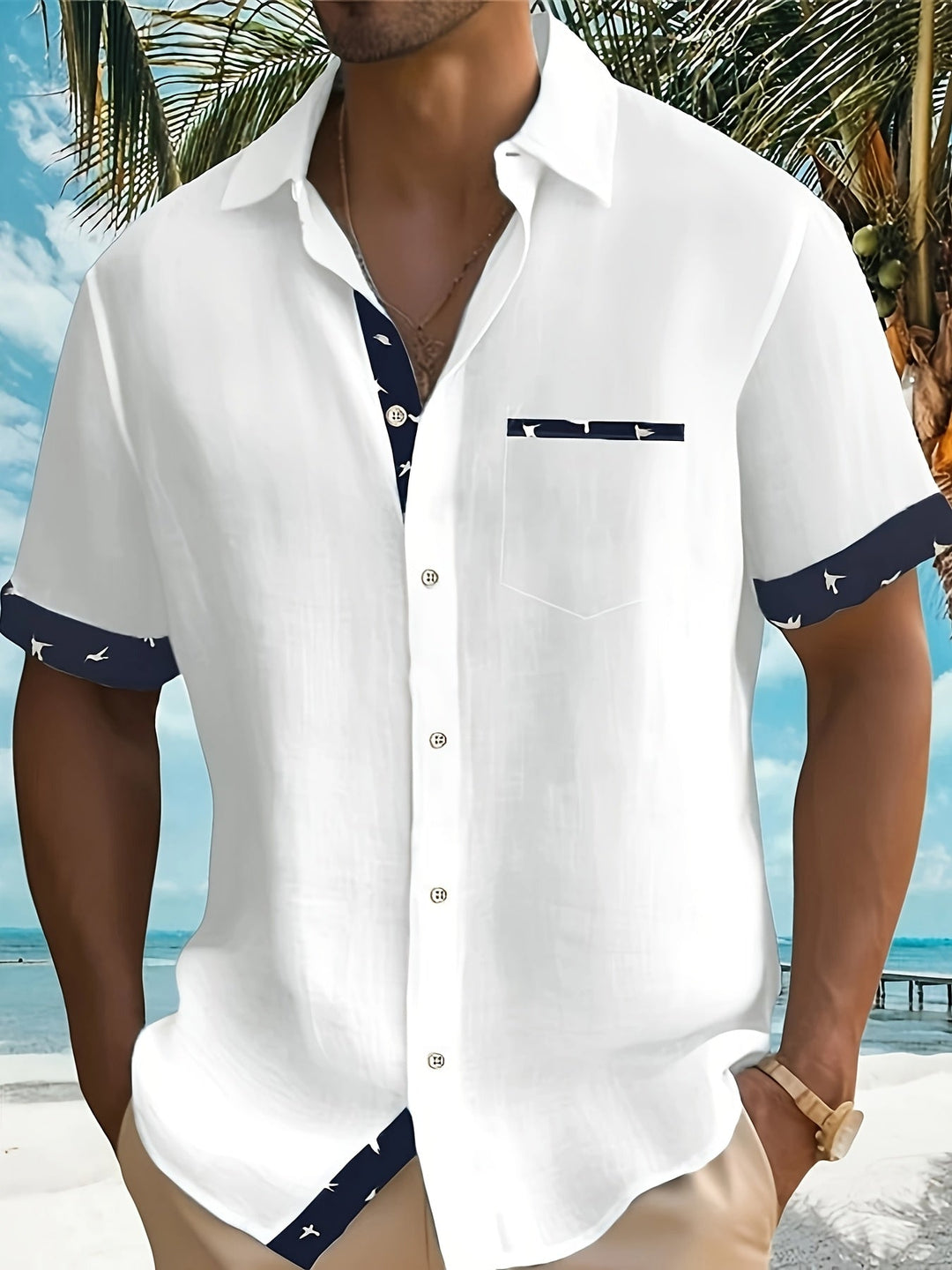 Julio - Camicia Elegante A Maniche Corte