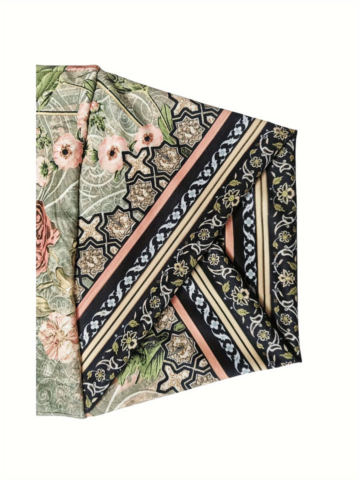 Kayden - Pantaloni Capri Floreali Vintage