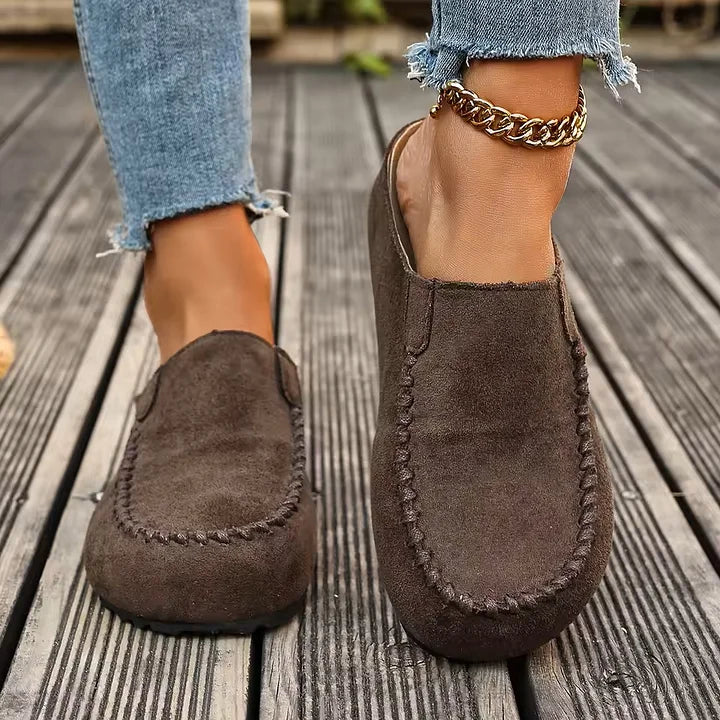 Lidja - Mules In Pelle Vintage