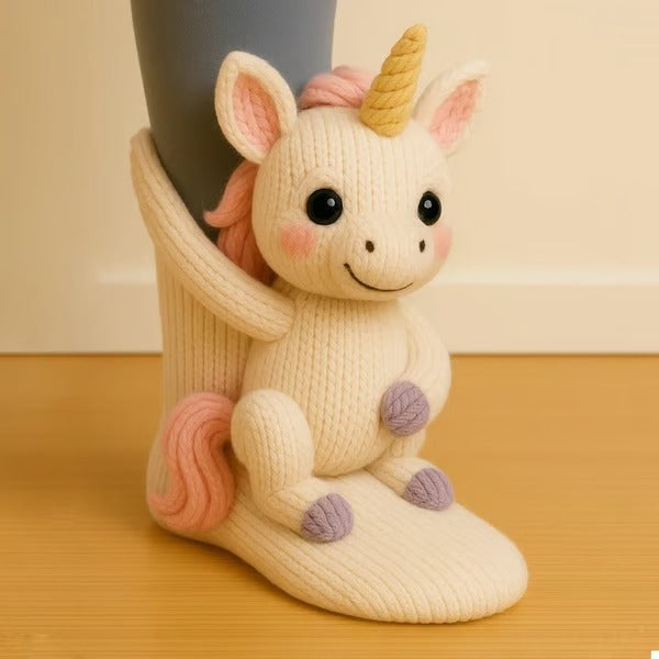 CuteStep - Calzini Con Animali Lavorati a Maglia